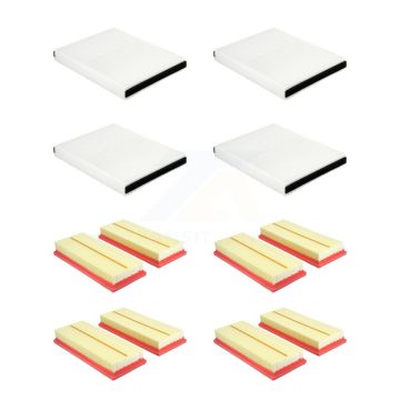 4x Air + 4x Cabin Filter (8 Total) Kit For Mercedes-Benz GLE63 AMG S ML550 GL550 ML63 KFL-101904