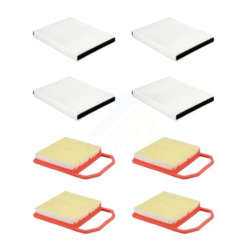 4x Air + 4x Cabin Filter (8 Total) Kit For Mercedes-Benz C43 AMG GLE400 GLS450 GLC43 C400 KFL-101905