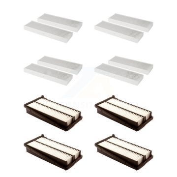 4x Air + 4x Cabin Filter (8 Total) Kit For Honda Accord Acura TL CL KFL-101913