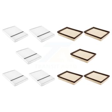 5x Air + 5x Cabin Filter (10 Total) Kit For Cadillac DeVille Oldsmobile Aurora Pontiac KFL-101922