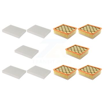 5x Air + 5x Cabin Filter (10 Total) Kit For Volvo S60 XC60 V60 Cross Country XC70 KFL-101927