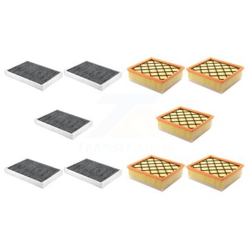 5x Air + 5x Cabin Filter (10 Total) Kit For Volvo XC60 S60 V60 XC70 Cross Country KFL-101928