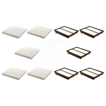 5x Air + 5x Cabin Filter (10 Total) Kit For Honda Accord Acura TL TSX Crosstour KFL-101933