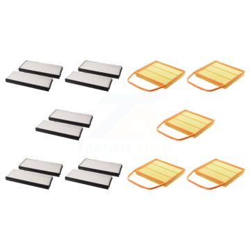 5x Air + 5x Cabin Filter (10 Total) Kit For BMW 535i xDrive 535xi GT KFL-101935