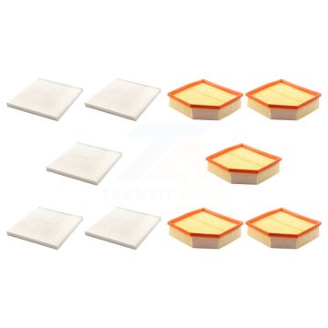 5x Air + 5x Cabin Filter (10 Total) Kit For 2013-2016 Dodge Dart KFL-101941