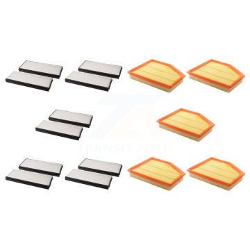 5x Air + 5x Cabin Filter (10 Total) Kit For BMW 530i 530xi 528i xDrive 525i 528xi 525xi KFL-101947