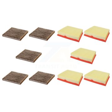 5x Air + 5x Cabin Filter (10 Total) Kit For Land Rover Range Velar Jaguar F-Pace XE XF KFL-101950