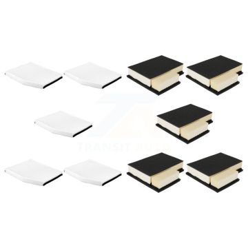 5x Air + 5x Cabin Filter (10 Total) Kit For Ford Transit-250 Transit-150 Transit-350 HD KFL-101953