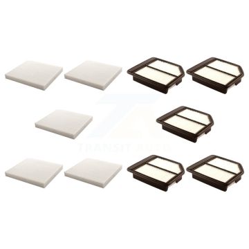 5x Air + 5x Cabin Filter (10 Total) Kit For Honda Civic KFL-101957