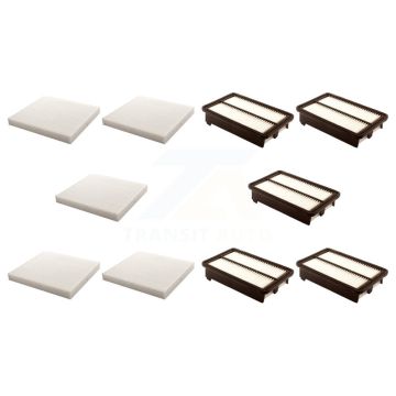 5x Air + 5x Cabin Filter (10 Total) Kit For Honda Civic Acura ILX 2.4L KFL-101959