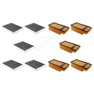 5x Air + 5x Cabin Filter (10 Total) Kit For Ford F-650 F-750 KFL-101969