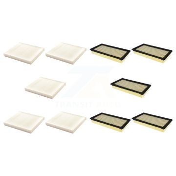 5x Air + 5x Cabin Filter (10 Total) Kit For 2009-2013 Mazda 6 3.7L KFL-101989