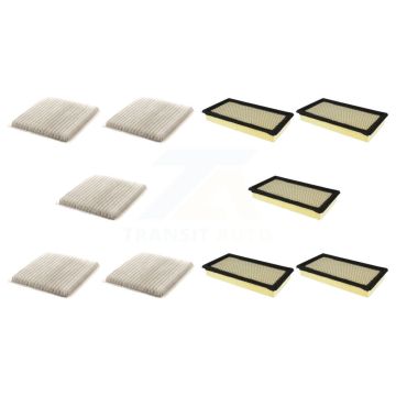 5x Air + 5x Cabin Filter (10 Total) Kit For Ford Edge Lincoln MKX Mazda CX-9 MKZ MKS MKT KFL-101990