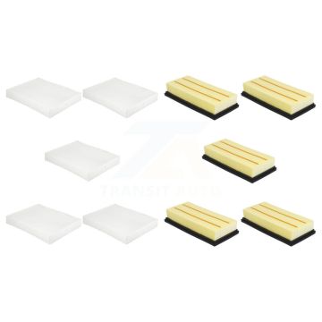 5x Air + 5x Cabin Filter (10 Total) Kit For Ford Explorer Police Interceptor Utility 3.3L KFL-101995