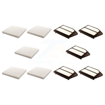 5x Air + 5x Cabin Filter (10 Total) Kit For Honda Accord Acura TLX 2.4L KFL-102003