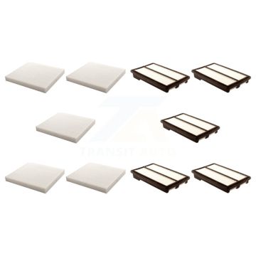 5x Air + 5x Cabin Filter (10 Total) Kit For 2013-2017 Honda Accord 3.5L KFL-102004