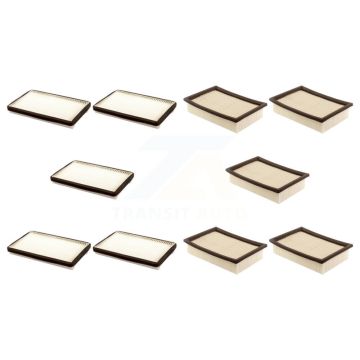5x Air + 5x Cabin Filter (10 Total) Kit For Ford Escape Mazda Tribute Mercury Mariner KFL-102007
