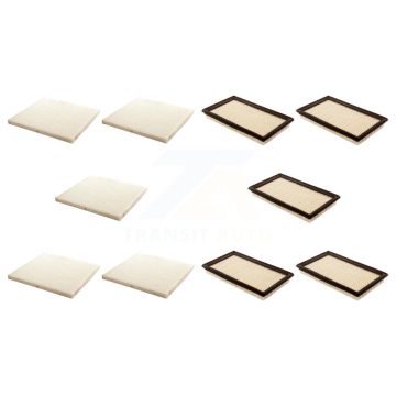 5x Air + 5x Cabin Filter (10 Total) Kit For Nissan Altima Murano Maxima Quest KFL-102009