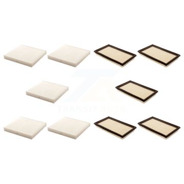 5x Air + 5x Cabin Filter (10 Total) Kit For Nissan INFINITI Altima X-Trail G35 Sentra KFL-102010