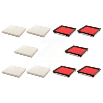5x Air + 5x Cabin Filter (10 Total) Kit For INFINITI G37 QX50 EX35 G35 EX37 G25 Q60 Q40 KFL-102011