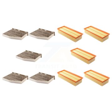 5x Air + 5x Cabin Filter (10 Total) Kit For Volkswagen Jetta Tiguan Passat Golf Audi Q3 KFL-102016
