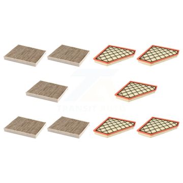 5x Air + 5x Cabin Filter (10 Total) Kit For Cadillac Chevrolet Camaro ATS CTS KFL-102026