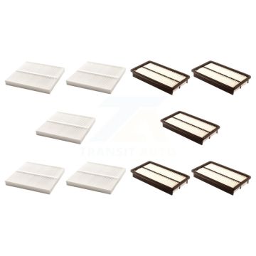 5x Air + 5x Cabin Filter (10 Total) Kit For Mazda 6 KFL-102034