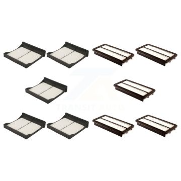 5x Air + 5x Cabin Filter (10 Total) Kit For Subaru XV Crosstrek KFL-102038