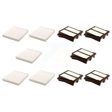 5x Air + 5x Cabin Filter (10 Total) Kit For 2007-2008 Honda Fit KFL-102040