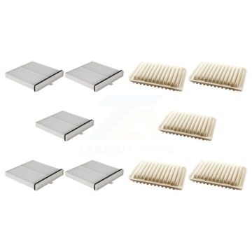 5x Air + 5x Cabin Filter (10 Total) Kit For 2019 Toyota Yaris OE Part Number 17801-0T030 KFL-102043
