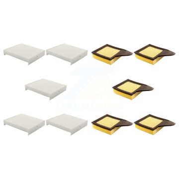 5x Air + 5x Cabin Filter (10 Total) Kit For Ford Mustang KFL-102063