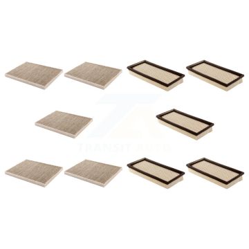 5x Air + 5x Cabin Filter (10 Total) Kit For Dodge Caravan Grand Chrysler Town & Country KFL-102064