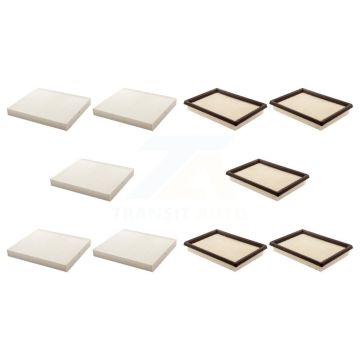 5x Air + 5x Cabin Filter (10 Total) Kit For INFINITI Q50 Q60 FX35 QX70 FX50 FX37 KFL-102071