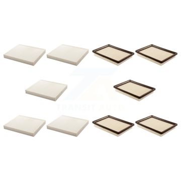 5x Air + 5x Cabin Filter (10 Total) Kit For 2018 INFINITI Q50 2.0L KFL-102073