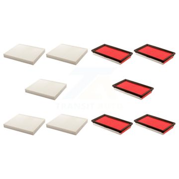 5x Air + 5x Cabin Filter (10 Total) Kit For INFINITI Q50 KFL-102074