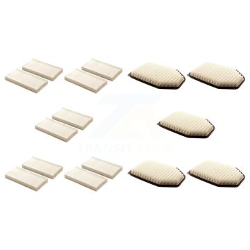 5x Air + 5x Cabin Filter (10 Total) Kit For Jeep Wrangler JK KFL-102085