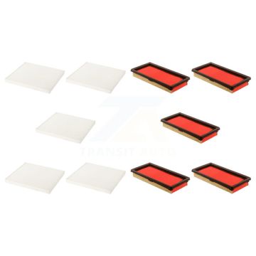5x Air + 5x Cabin Filter (10 Total) Kit For Nissan Micra Versa Note KFL-102091