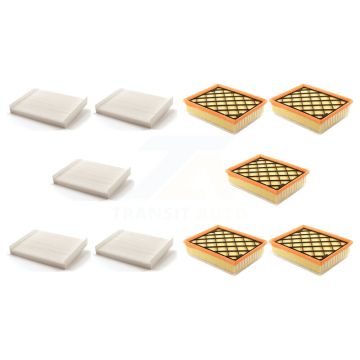 5x Air + 5x Cabin Filter (10 Total) Kit For 2013 Lincoln MKZ 3.7L KFL-102093