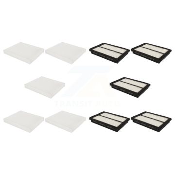 5x Air + 5x Cabin Filter (10 Total) Kit For Hyundai Sonata KFL-102097