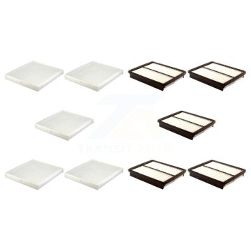 5x Air + 5x Cabin Filter (10 Total) Kit For Kia Optima KFL-102100