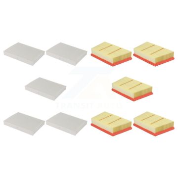 5x Air + 5x Cabin Filter (10 Total) Kit For Land Rover Discovery Sport Range Evoque 2.0L KFL-102103