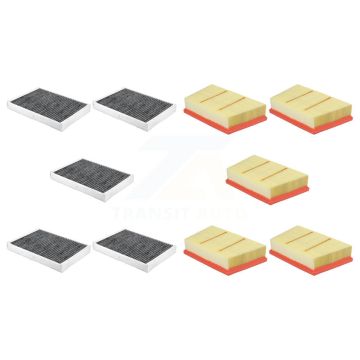 5x Air + 5x Cabin Filter (10 Total) Kit For Land Rover Discovery Sport Range Evoque 2.0L KFL-102104