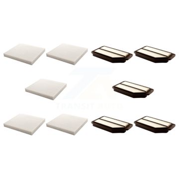 5x Air + 5x Cabin Filter (10 Total) Kit For 2011-2017 Honda Odyssey KFL-102105