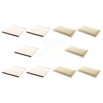 5x Air + 5x Cabin Filter (10 Total) Kit For Toyota Sienna Camry Lexus RX350 Solara ES330 KFL-102116