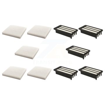 5x Air + 5x Cabin Filter (10 Total) Kit For Honda Civic CR-V KFL-102129