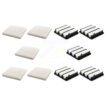 5x Air + 5x Cabin Filter (10 Total) Kit For Honda CR-V Civic Accord Acura Integra KFL-102131