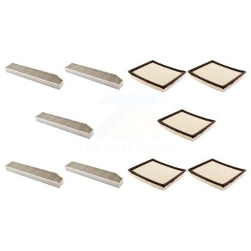 5x Air + 5x Cabin Filter (10 Total) Kit For Jeep Grand Cherokee KFL-102142