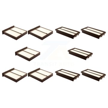 5x Air + 5x Cabin Filter (10 Total) Kit For 2007-2009 Suzuki SX4 KFL-102147