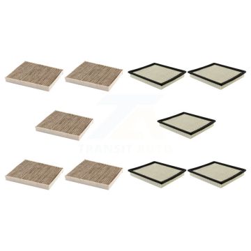 5x Air + 5x Cabin Filter (10 Total) Kit For Chevrolet Impala Cadillac XTS KFL-102150