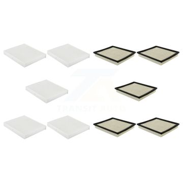 5x Air + 5x Cabin Filter (10 Total) Kit For Chevrolet Impala Cadillac XTS KFL-102153